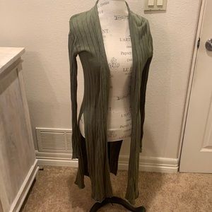 Free people duster cardigan olive xs